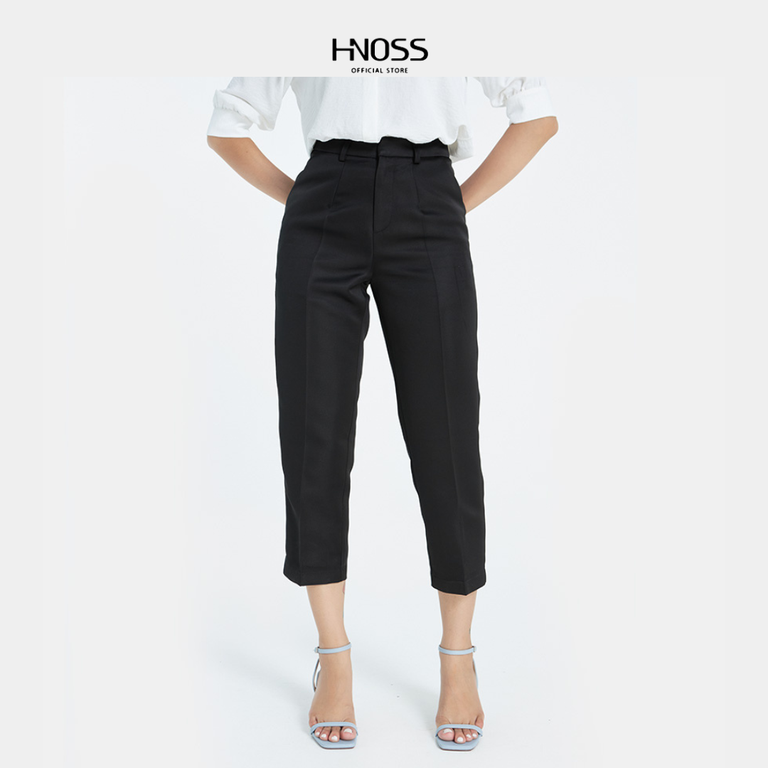 Quần Tây Lụa Thời Trang Nữ HNOSS Ống Đứng HNQDA018