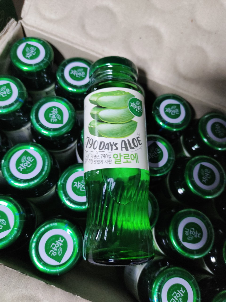 Nước nha đam, lô hội hàn quốc 180ml - 알로에