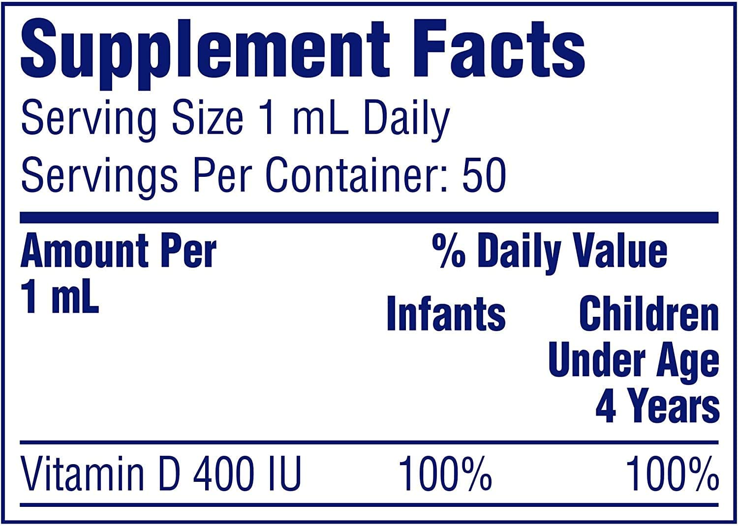 Vitamin D bổ sung cho trẻ sơ sinh Enfamil D (50ml)
