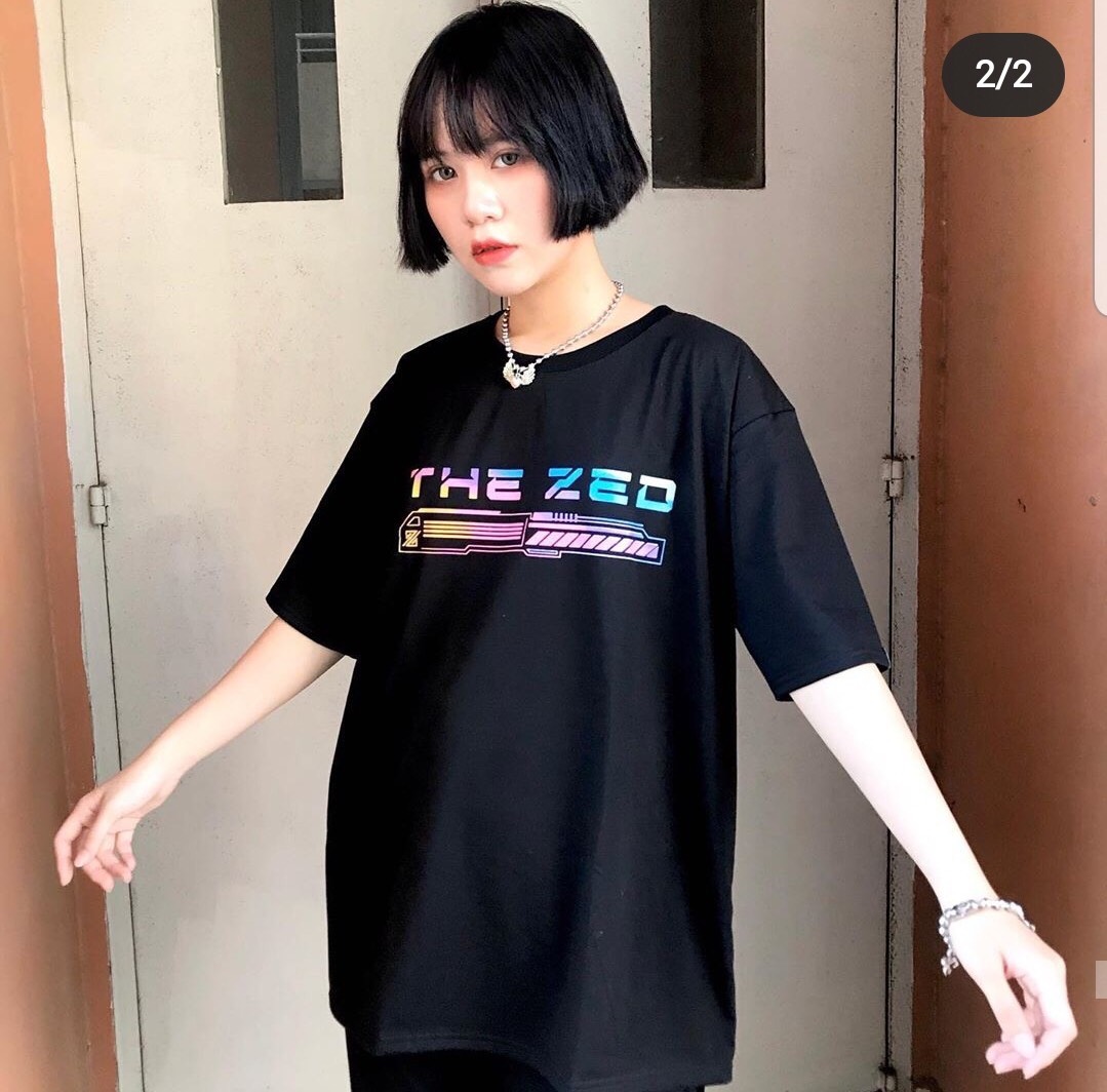 ÁO THUN THE ZED XỊN UNISEX PINK.SHOP