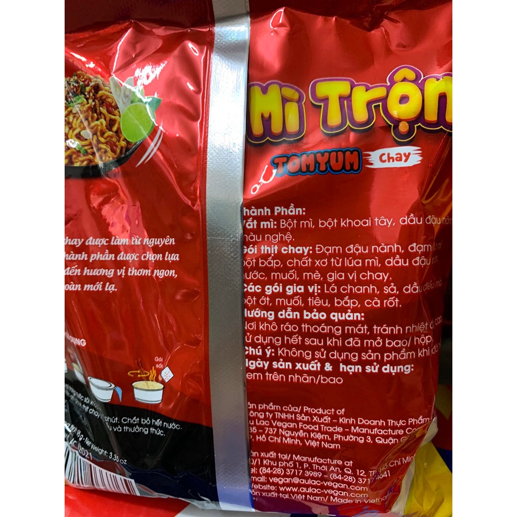 Mì Trộn Tomyum Chay - Gói 95g