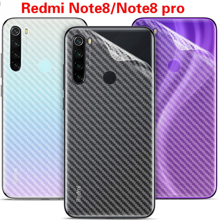 Miếng dán lưng cacbon Xiaomi Redmi Note 8 / redmi note 8 Pro mới