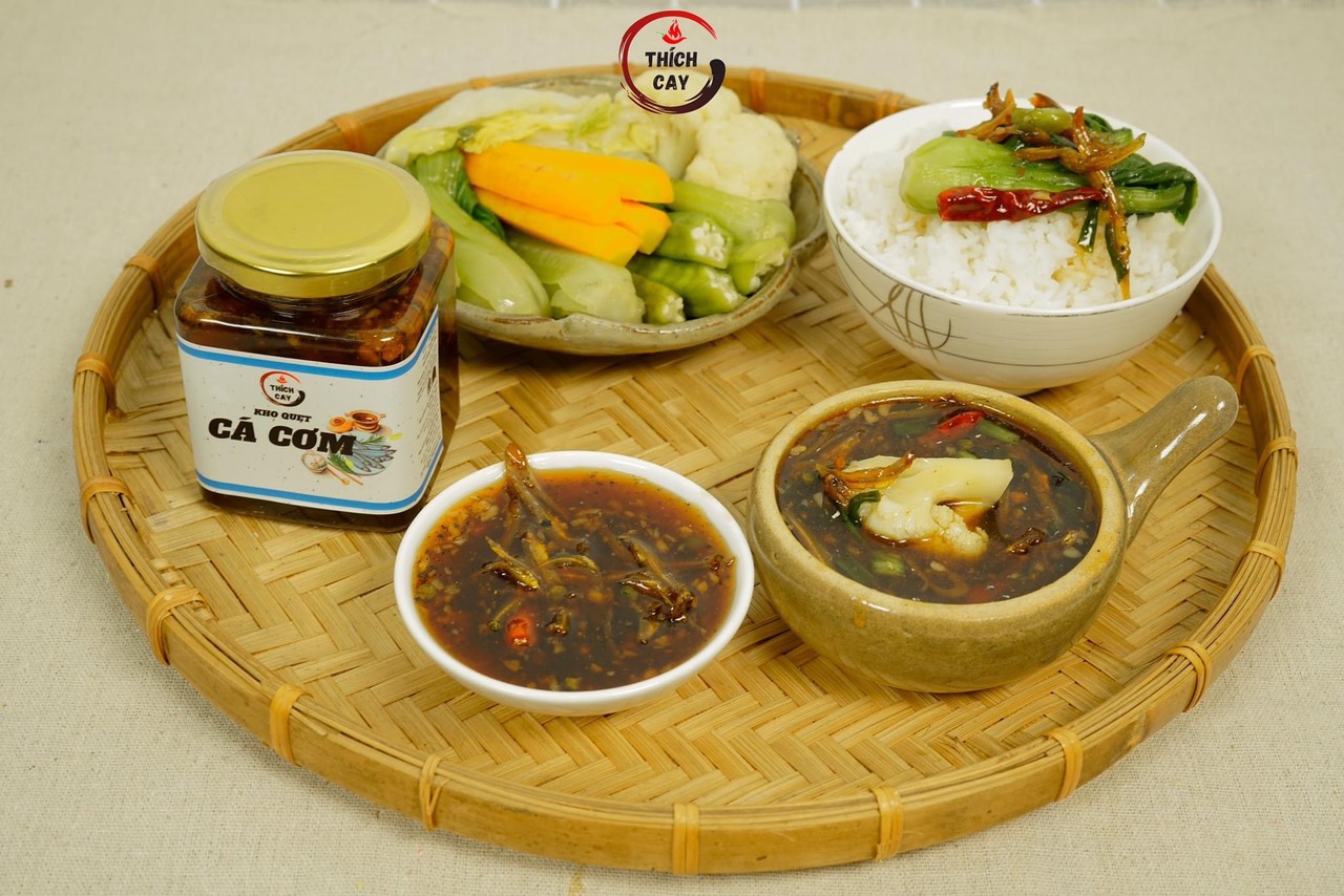 Kho quẹt cá cơm- Thích cay