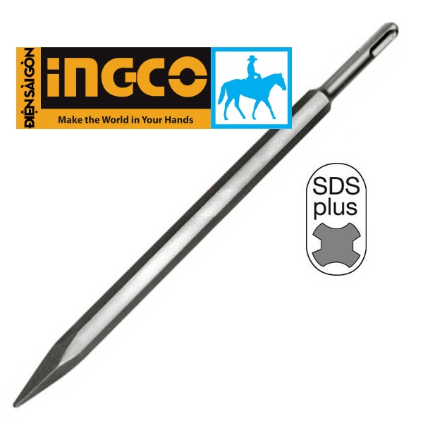 Mũi khoan đục bê tông đầu dẹp đuôi gài 250mm ingco dbc0122501 tac15121411