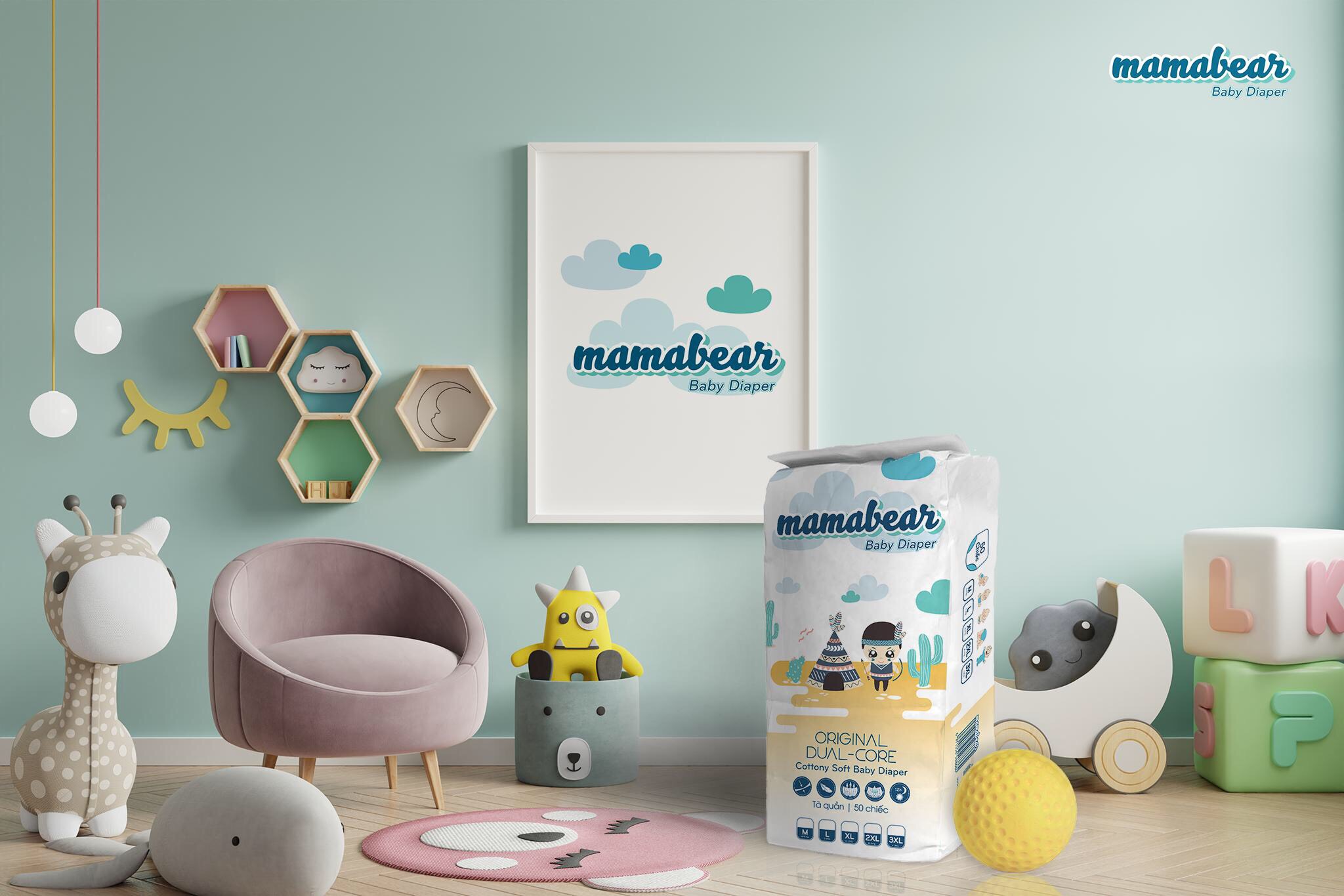 BỈM MAMA BEAR 100M Tặng 2m dùng thử