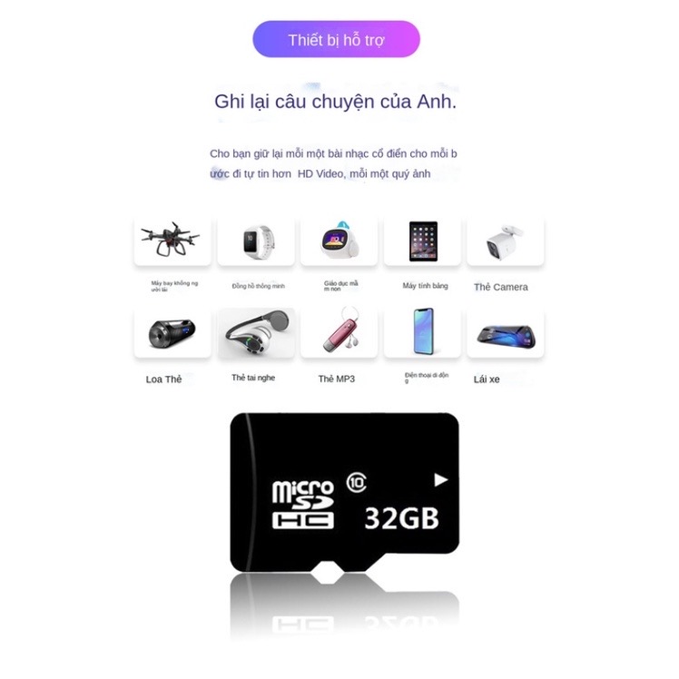 32GB/64GB high speed U3 microSD card