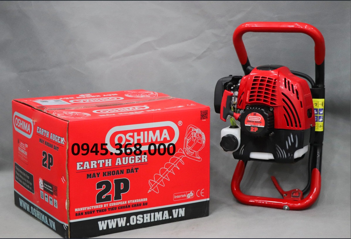 [HCM]Máy khoan đất oshima 2p tặng kèm mũi 150mm