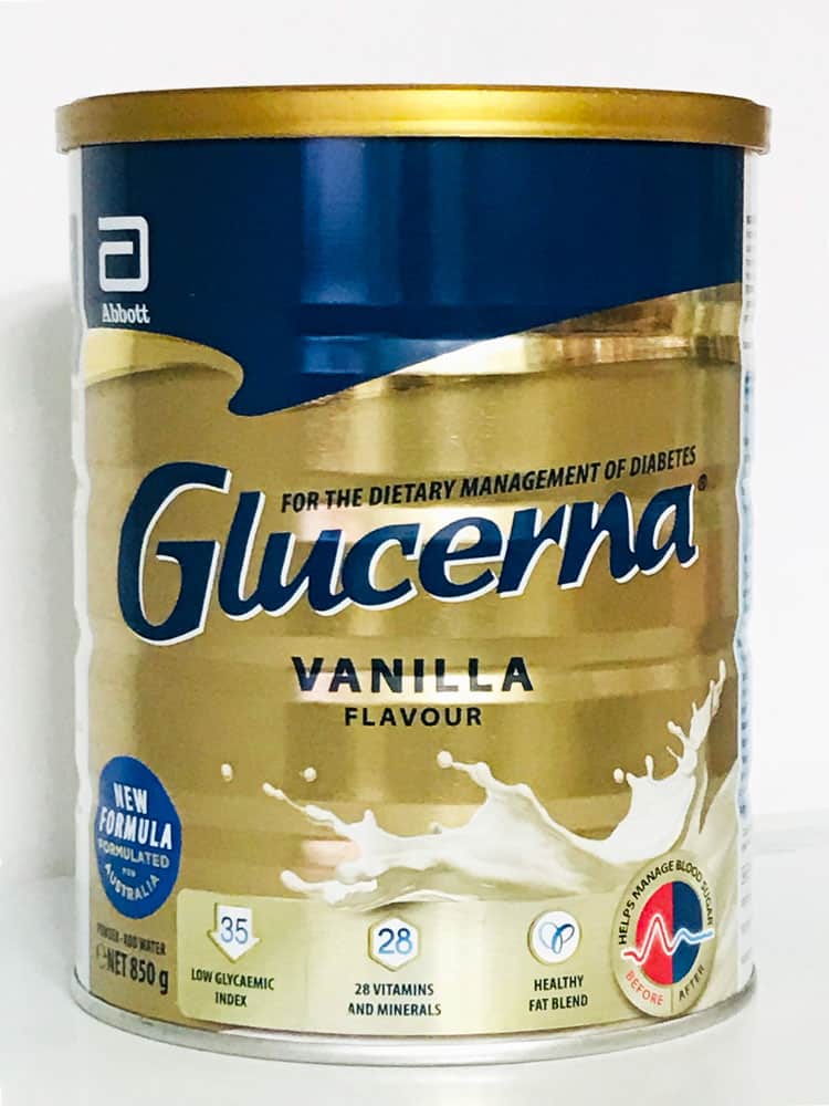 Sữa glucerna nhập khẩu úc dành cho người bị tiểu đường 850g