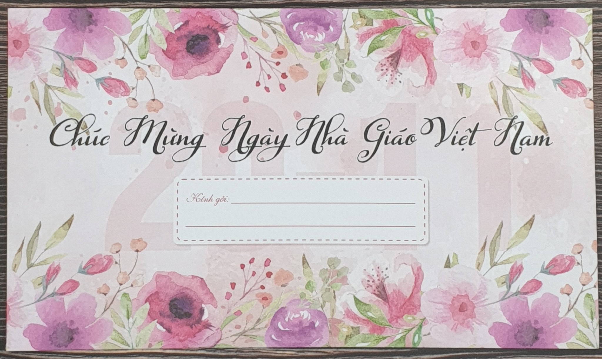 [HCM]Bao thư tặng quà 20-11 : 8k /1xấp /5cái