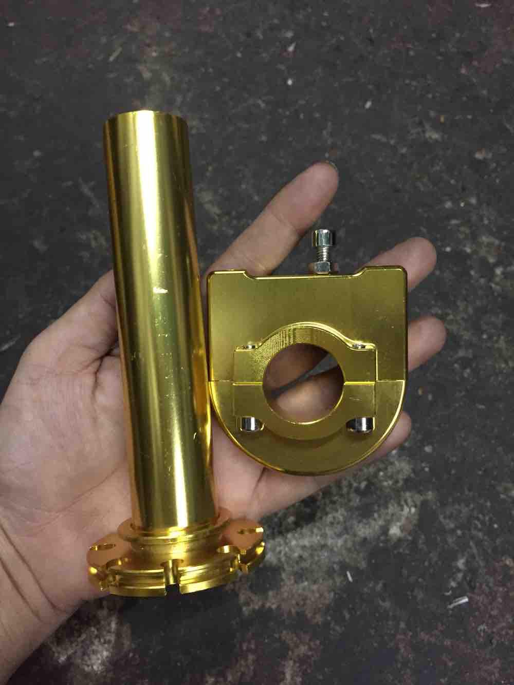 CÙM GA TĂNG TỐC NHÔM MÀU