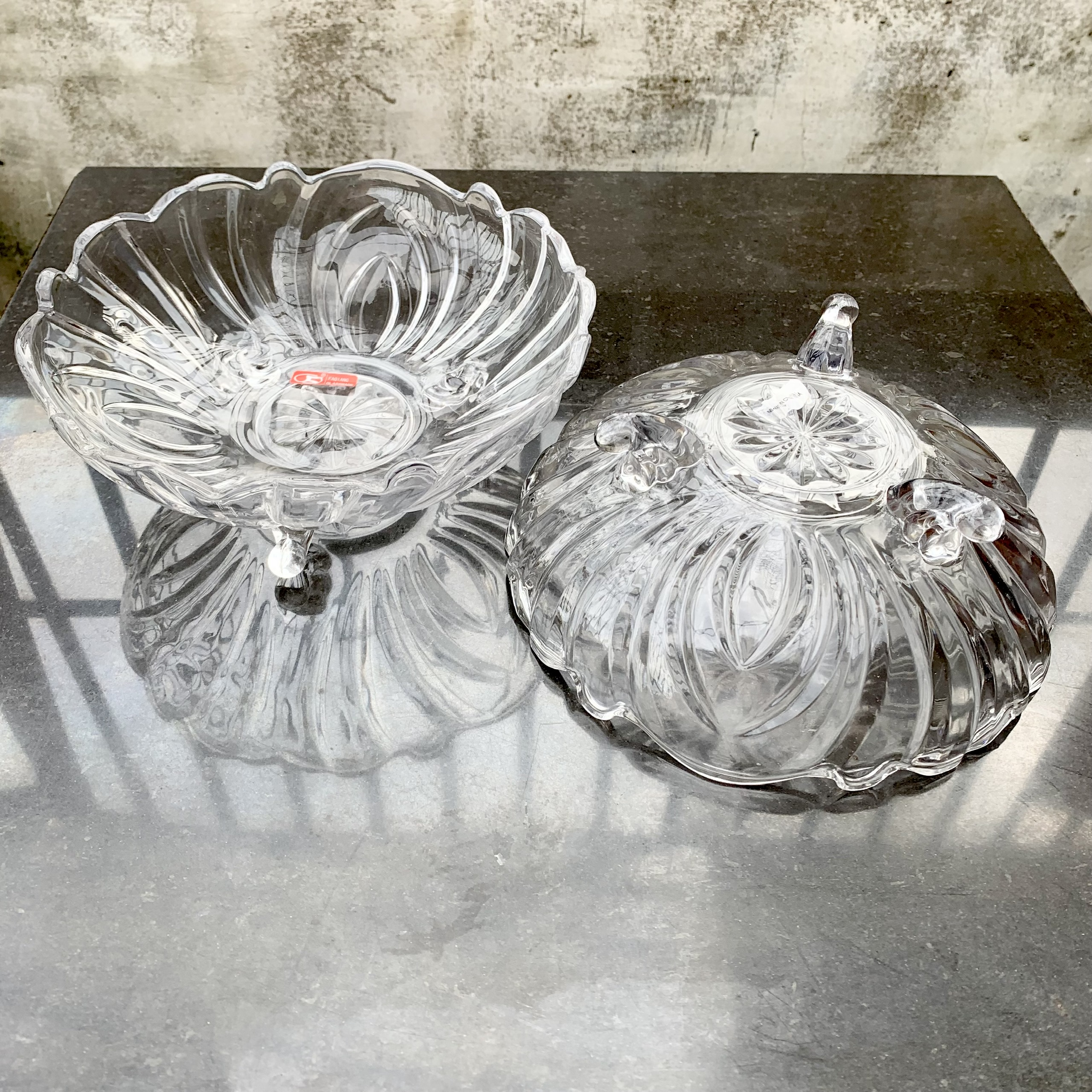 DĨA TRÁI CÂY THỦY TINH - KHAY ĐỰNG HOA QUẢ