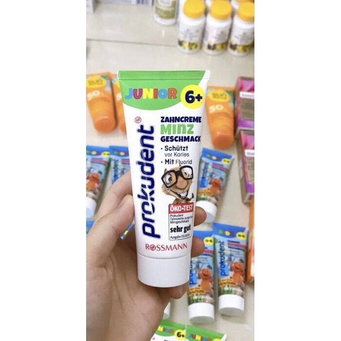 ( Bill Đức ) - Kem đánh răng Kid,Junior Prokudent nội địa Đức - 75ml