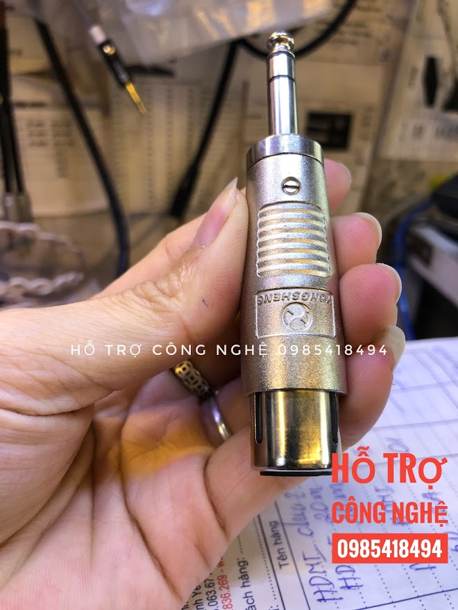 Jack rắc chuyển đổi từ chuẩn 6 ly(6.5) ra chuẩn canon xlr các loại. Báo giá 1 jack