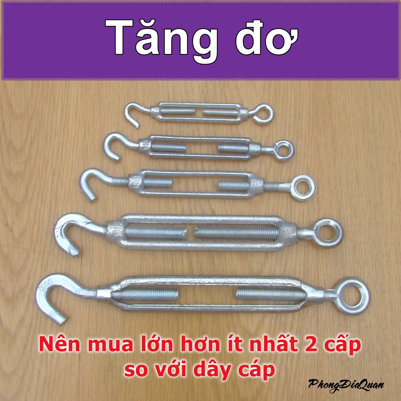 Tăng đơ - Tăng đơ dây cáp