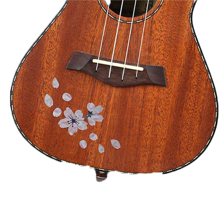 Dán trang trí đàn ukulele guitar cánh hoa anh đào