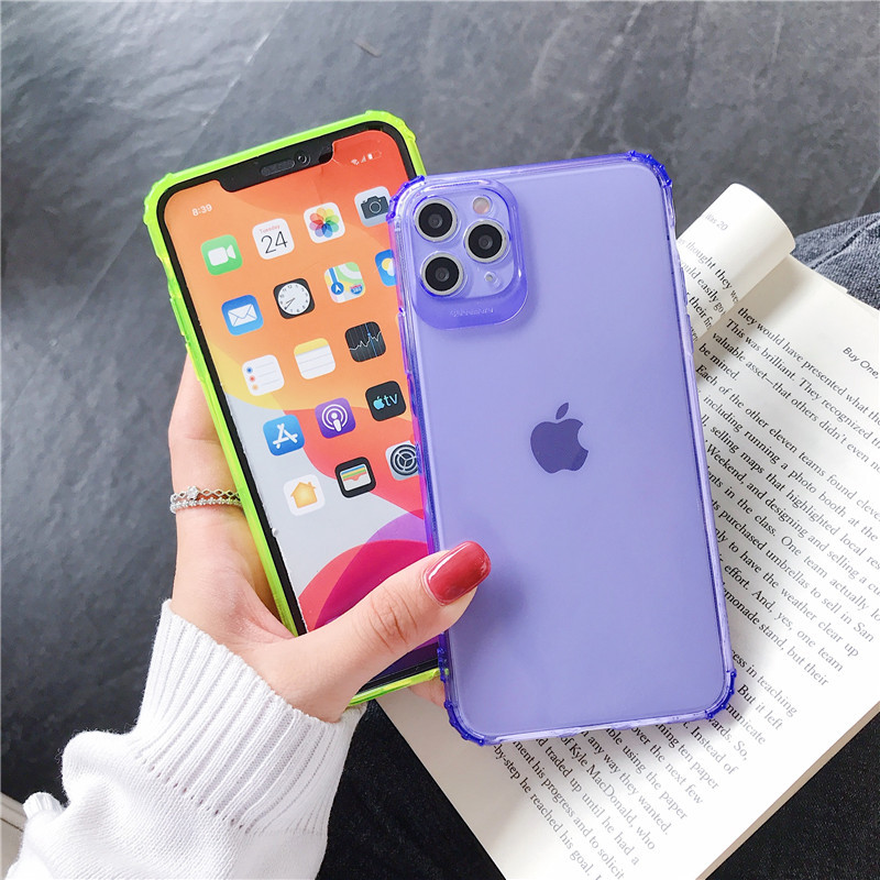 [Siêu Sale] [Có sẵn] Ốp iphone màu neon trong 6plus/6splus/7plus/8plus/X/Xs/Xsmax/11/11promax