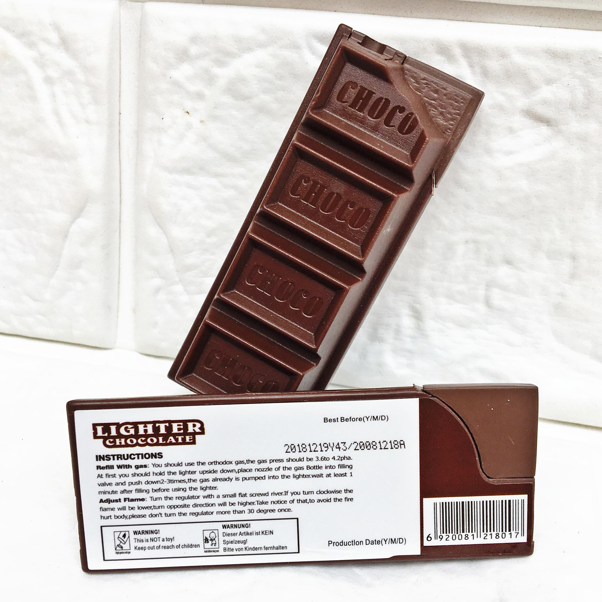 Bật Lửa Hình Thanh Kẹo Chocolate Siêu Dễ Thương (Xài Gas)