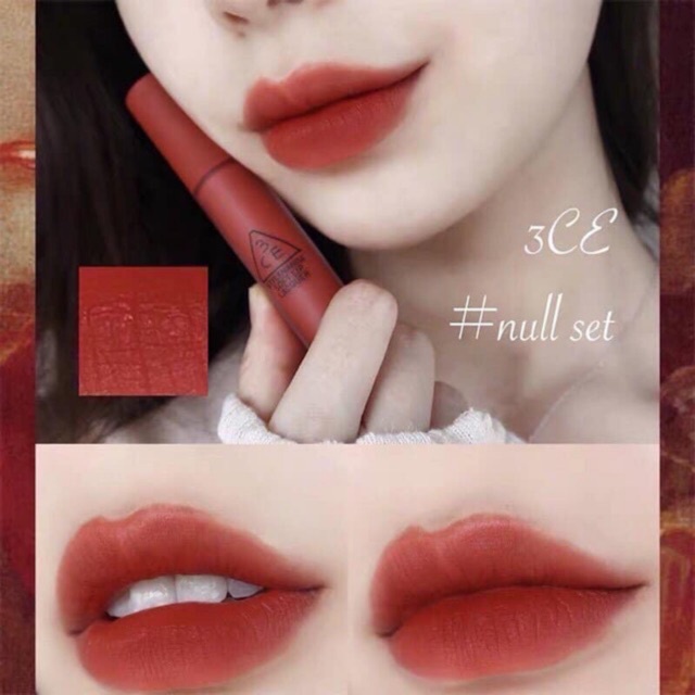 Son kem 3ce Soft Lip Lacquer Change Mode Shawty Perk Up Tawny Red Null Set - Bebeau