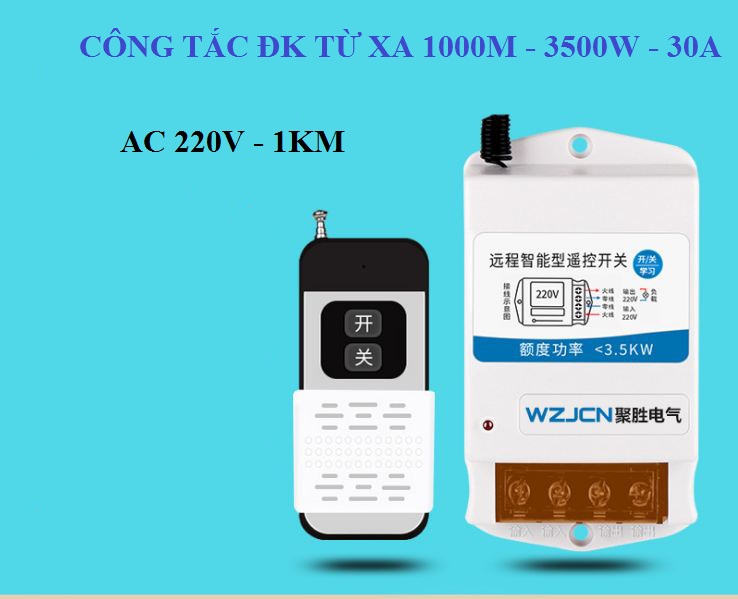 Công Tắc Điều Khiển Từ Xa 5km - 5000m có angten,công tắc điê