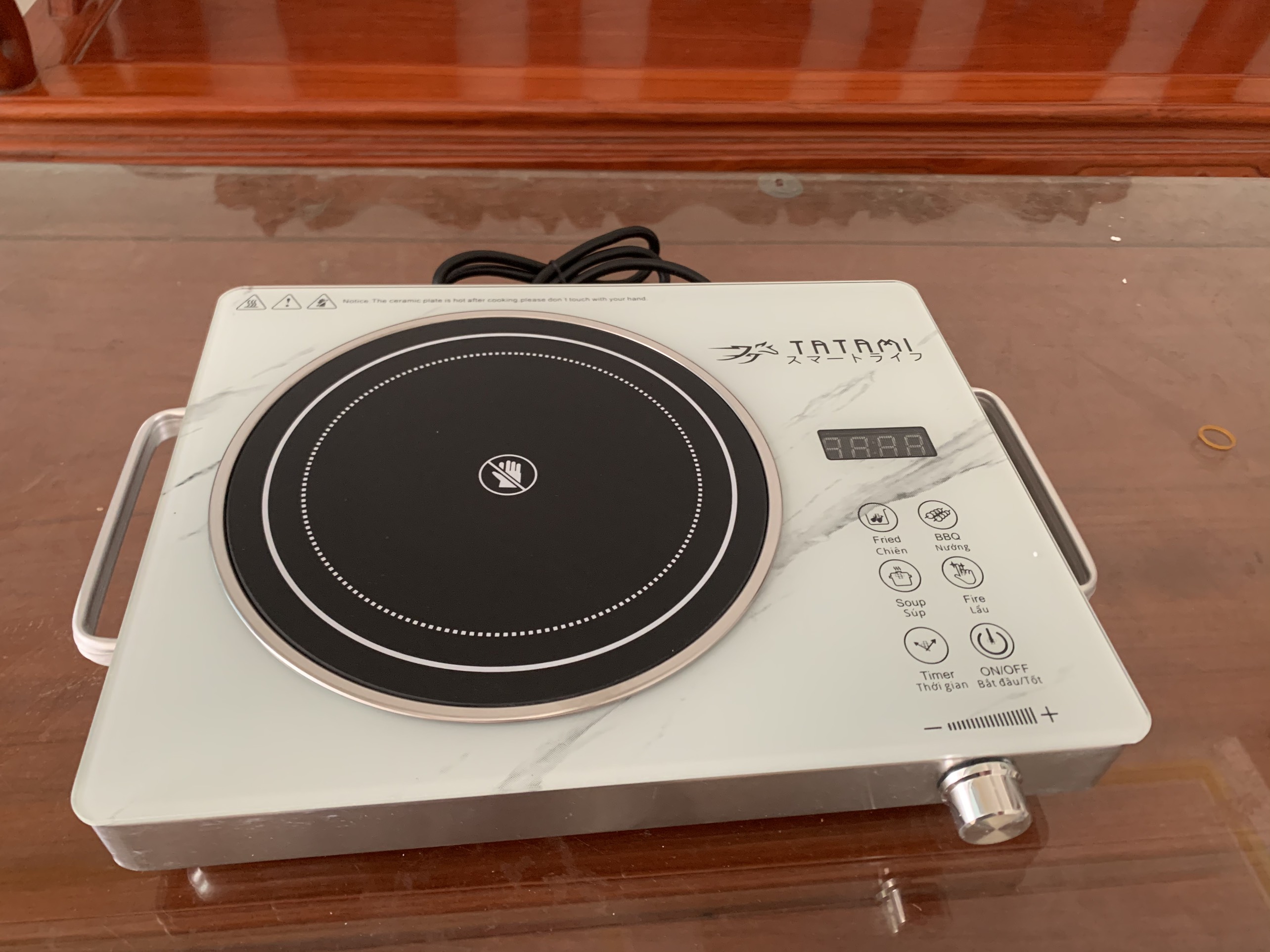  Bếp gốm điện Tatami - Bếp hồng ngoại Tatami cảm ứng đa chức năng công suất 3500w 