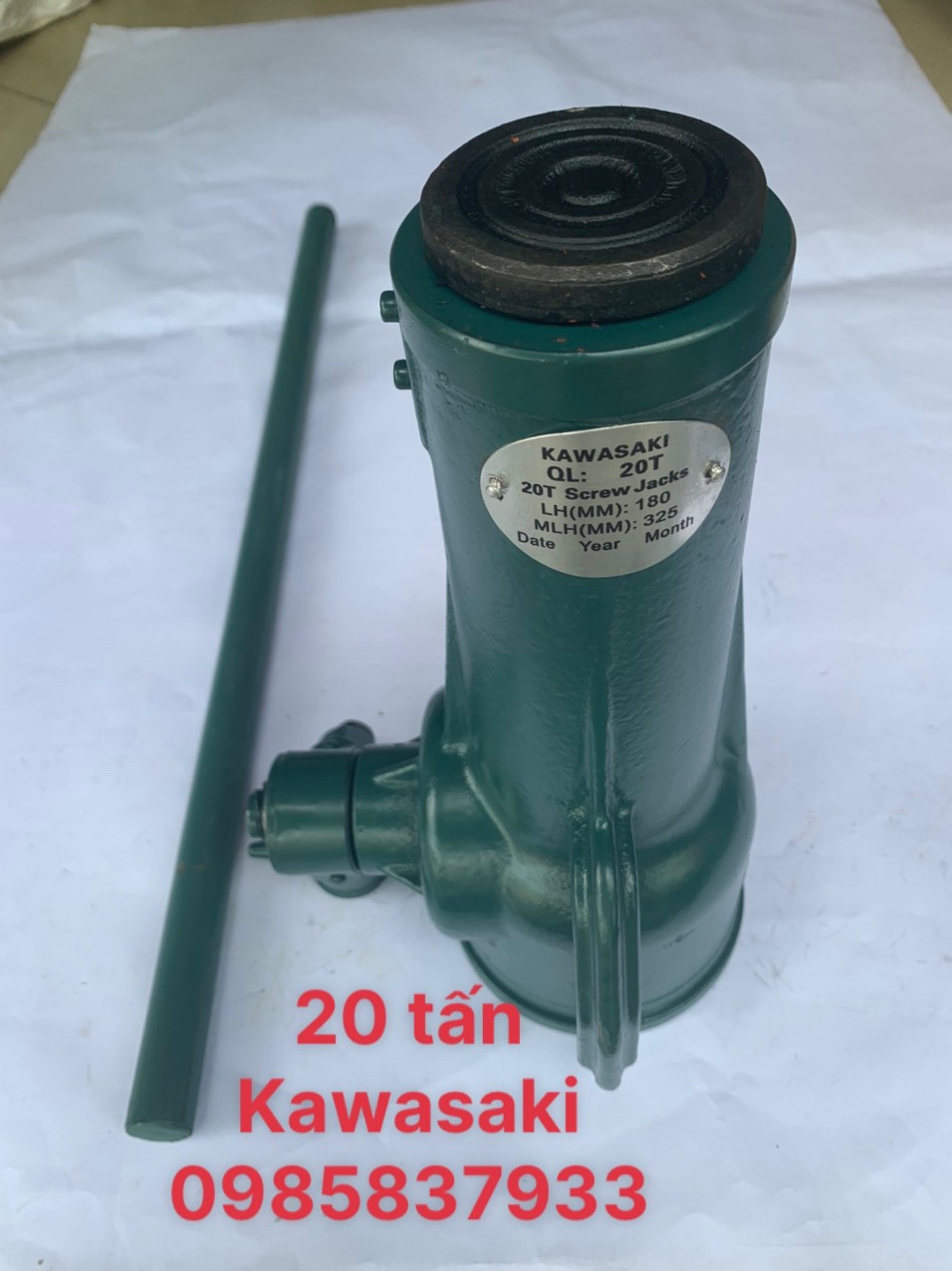 Kích ren 20 tấn Kawasaki Nhật tại Máy NTT dùng nâng hạ các thiết bị nặng dễ dàng hiệu quả an toàn thao tác thuận tiện tuổi thọ cao