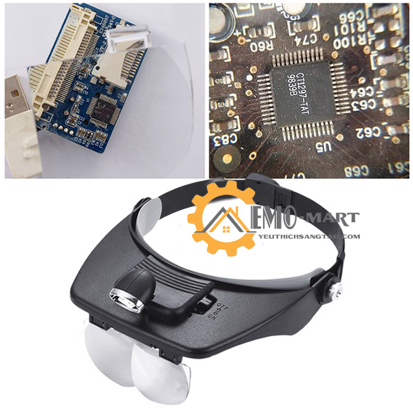 Kính lúp đeo đầu có đèn MG81001-A
