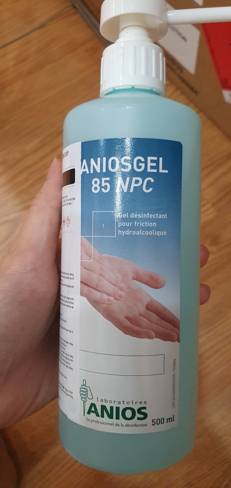 [HCM]Dung dịch rửa tay sát khuẩn Aniosgel 500ml