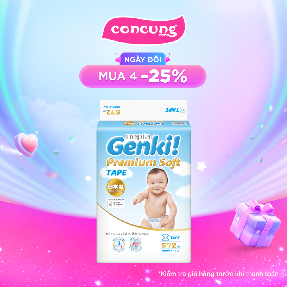 Tã dán Nhật Bản cao cấp Genki