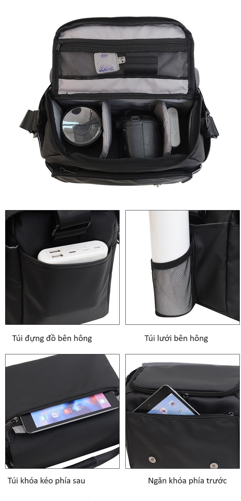 Túi máy ảnh S2023 chống thấm nước cao cấp