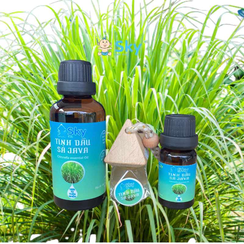Tinh Dầu Sả Java Thiên Nhiên Nguyên Chất, Có Kiểm Định.