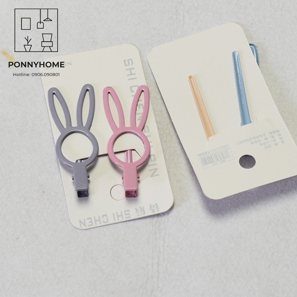 [MỚI VỀ] Kẹp Tóc Tai Thỏ [SET 2 CÁI]
