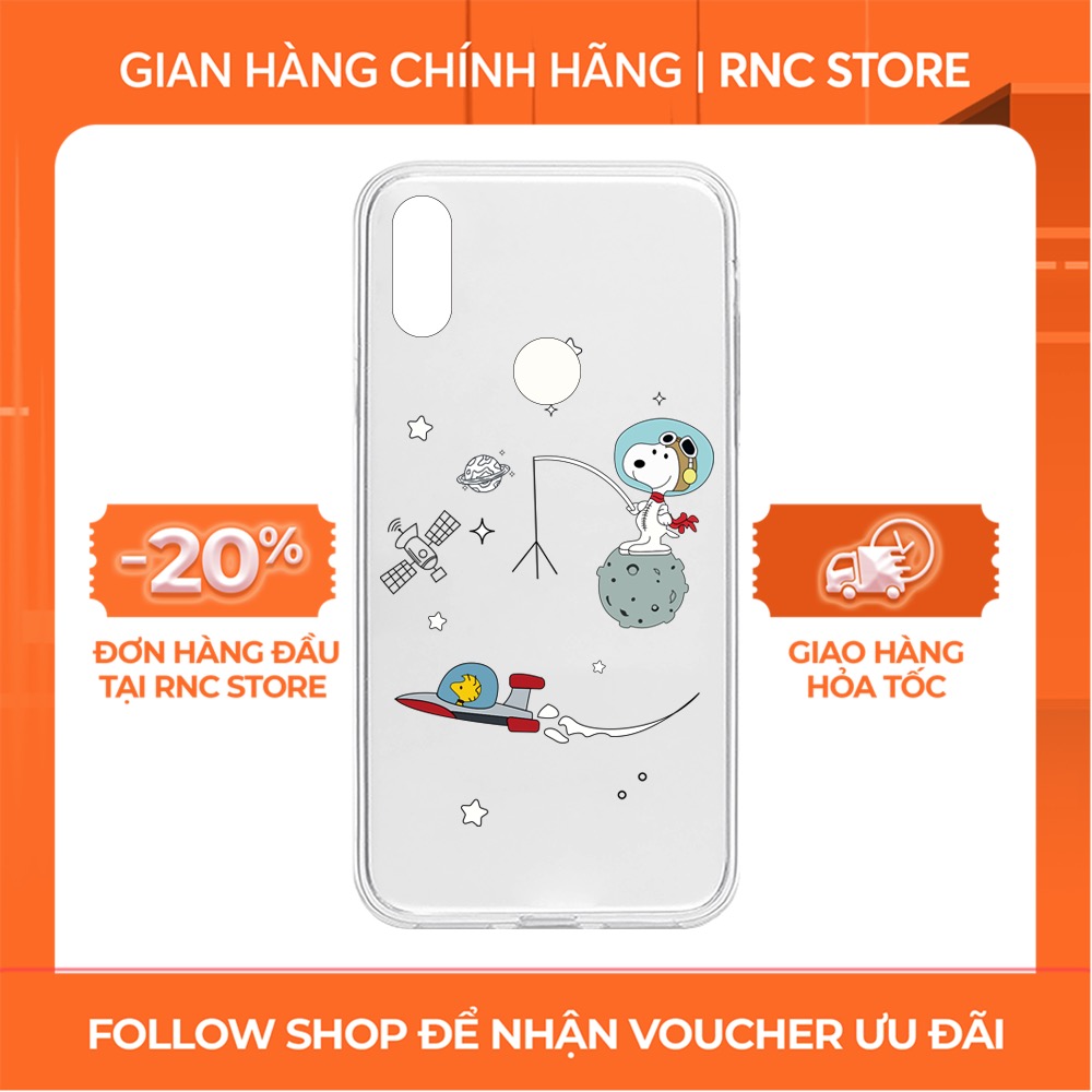 Ốp lưng Vsmart Joy 3/Joy 4/Bee 3/Star 3/Aris/....dẻo trong in hình Snoopy and Woodstock