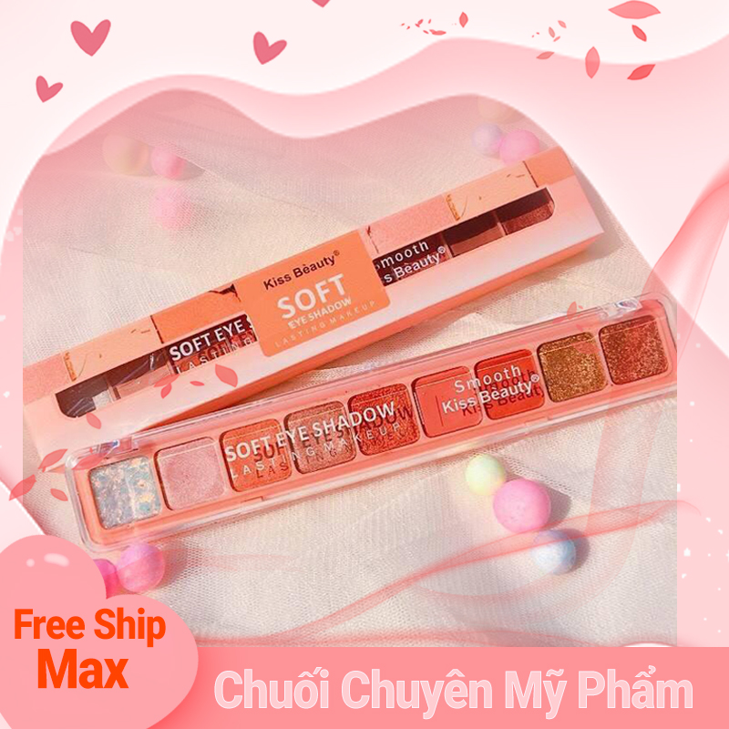 [HCM]Phấn mắt Kiss Beauty Soft Eye 9 ô