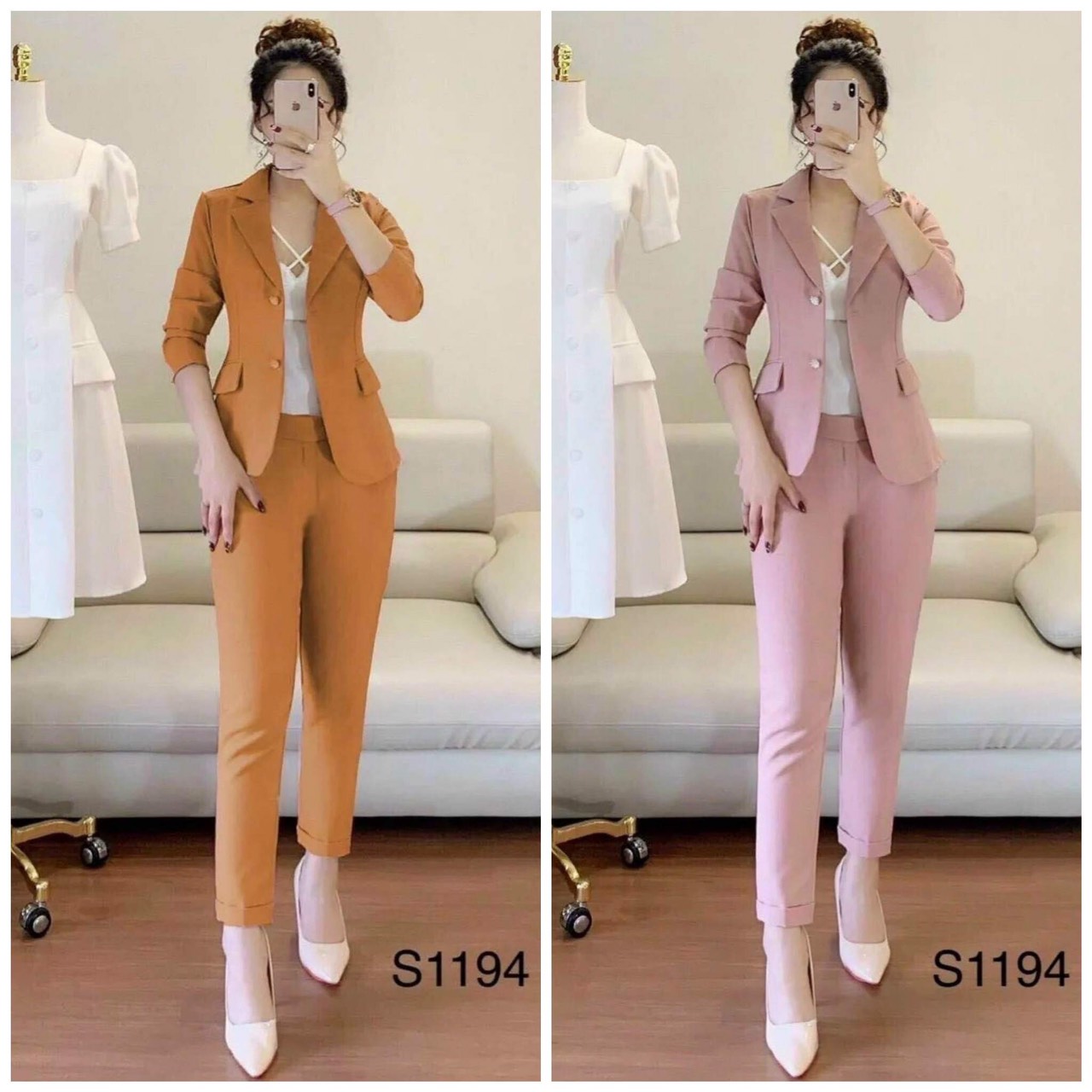 sét vest ba món sang trọng