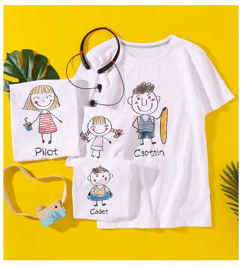 Áo gia đình 3/4/5 người Đồ đôi đi biển mẹ và bé thun cotton dày dặn chất đẹp đủ size 100 kí [GIÁ SĨ 1 ÁO]