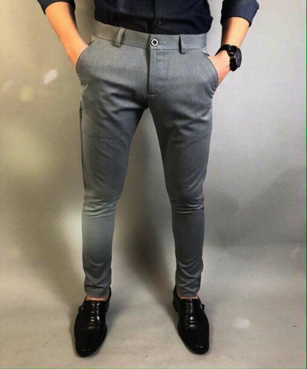 [HCM]Quần chinos tây âu nam phong cách Hàn Quốc đều phù hợp với áo sơ mi áo phông
