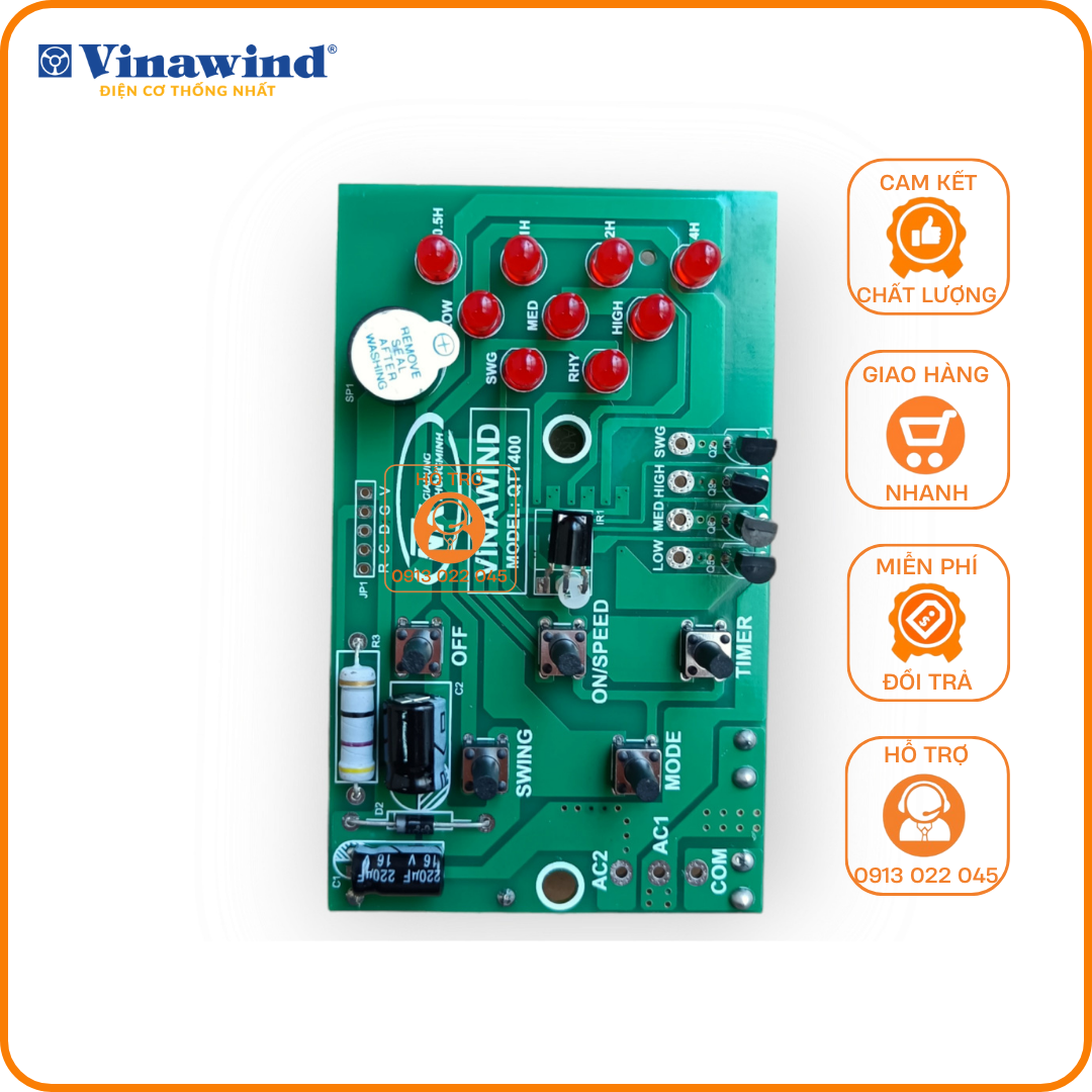 Mạch quạt Điện cơ thống nhất - Vinawind