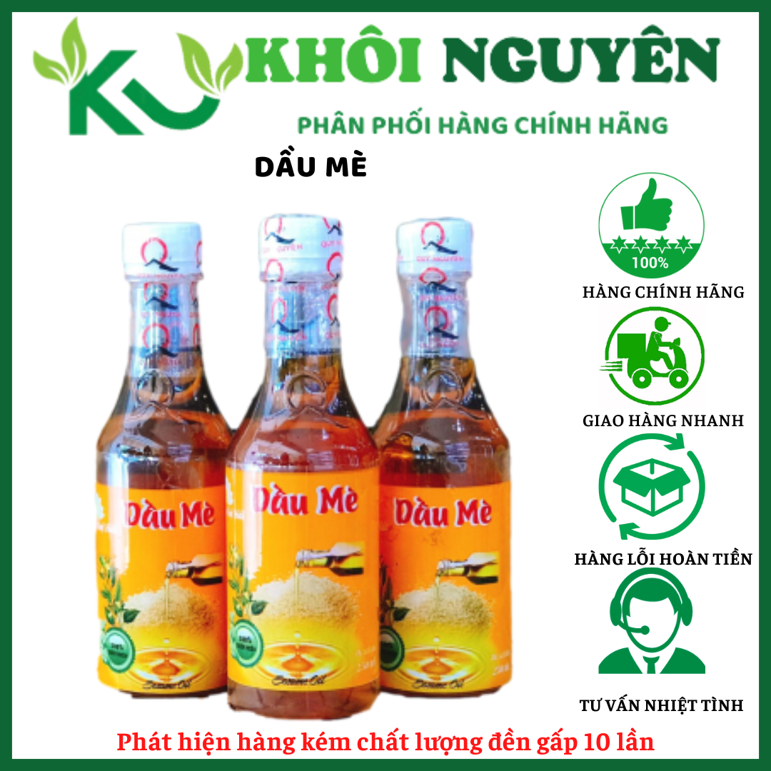 (Combo 2 chai) Dầu mè Quy Nguyên chai 250 ml