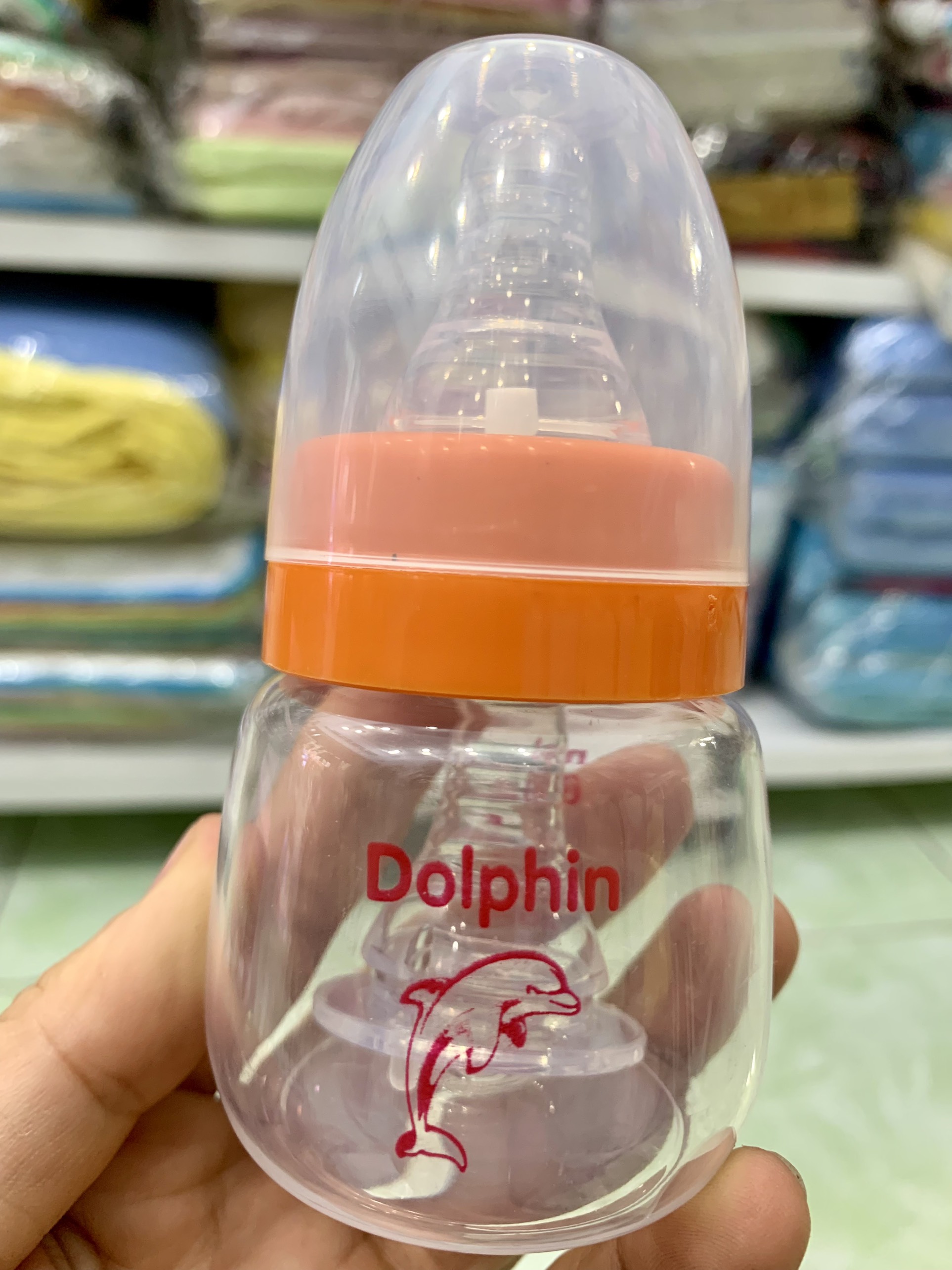 Bình sữa Dolphin 60ml , bình sữa cho bé sơ sinh 60ml nhựa PP an toàn dùng cho trẻ Chính Hãng Dolphin
