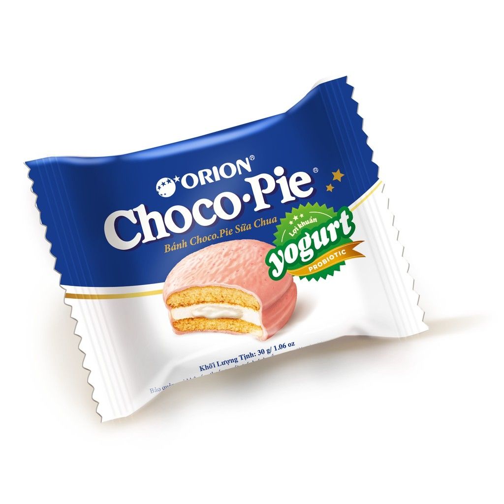 [HCM] BÁNH CHOCO PIE KEM CHUỐI ORION 444G HÀN QUỐC  [HỘP 12 CÁI]