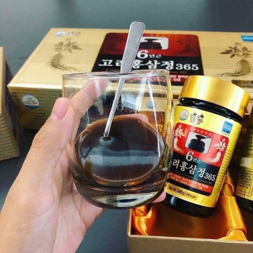 Cao Hồng Sâm 365 Hàn Quốc - Hôp 4 Lọ
