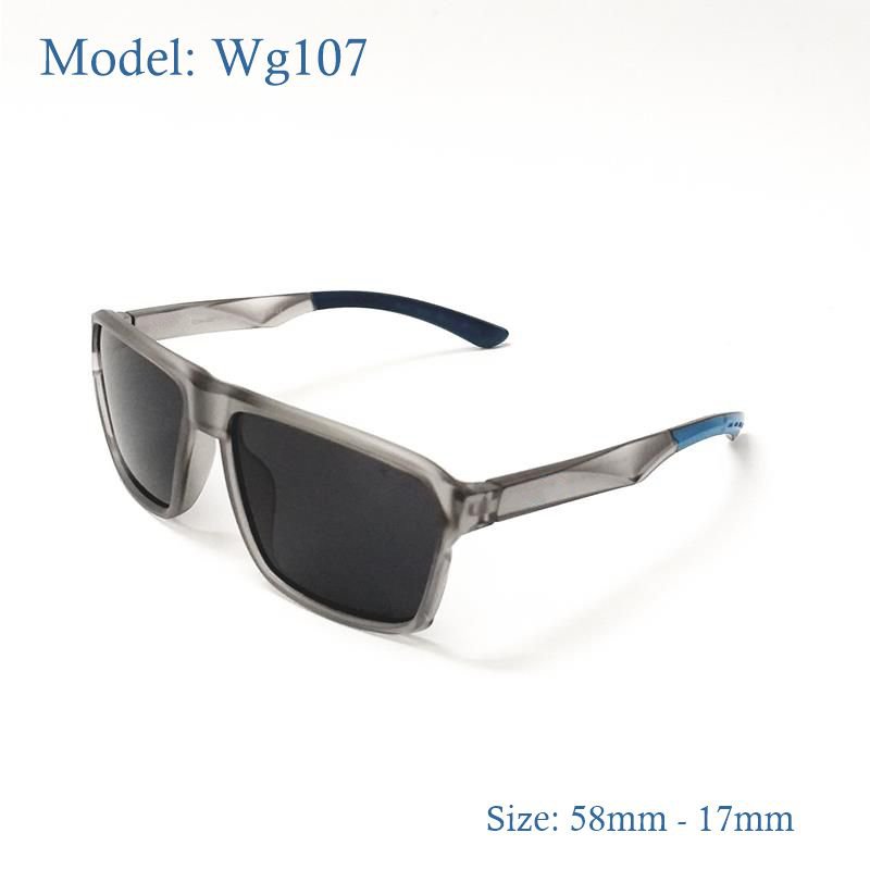 Kính mát nam ống kính phân cực uv400 wg107 size: 58mm/ 17mm
