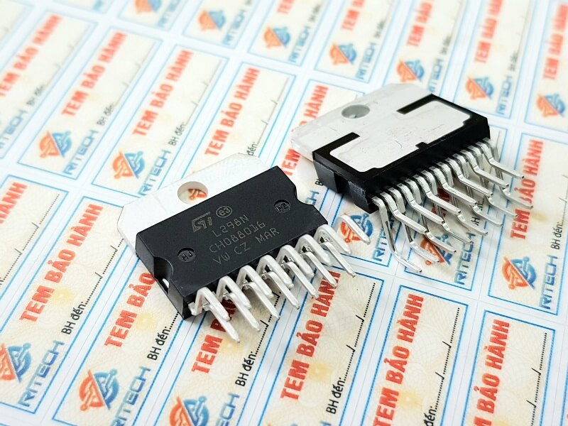 Ic motor driver l298n l298 298 zip-15 46v 4a
