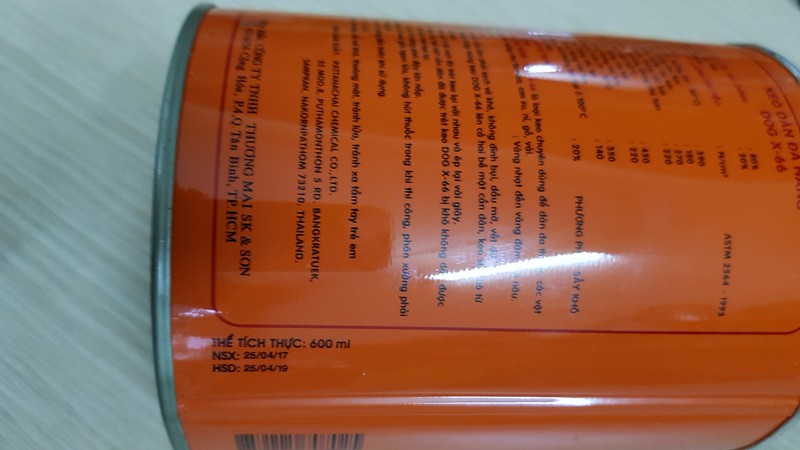 Keo con chó to x-66 - 600ml