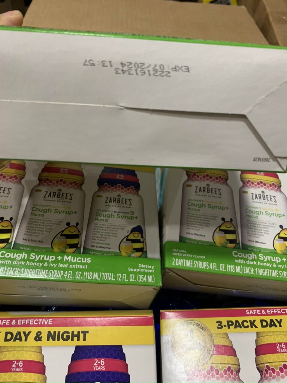 {Mẫu mới} SIRO HO ZARBEE'S MỸ (2 ngày + 1 đêm) 118ML, DATE 7/2024