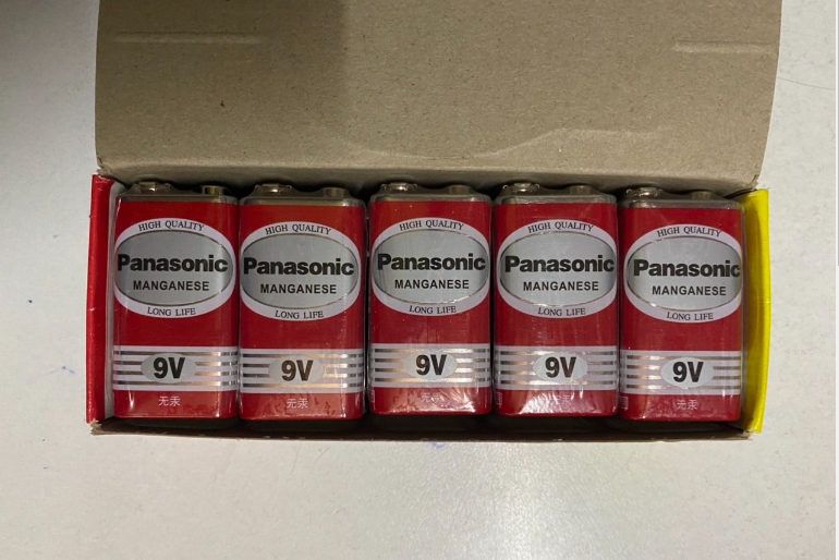 Pin vuông 9V Panasonic (10 viên) hàng chính hãng.