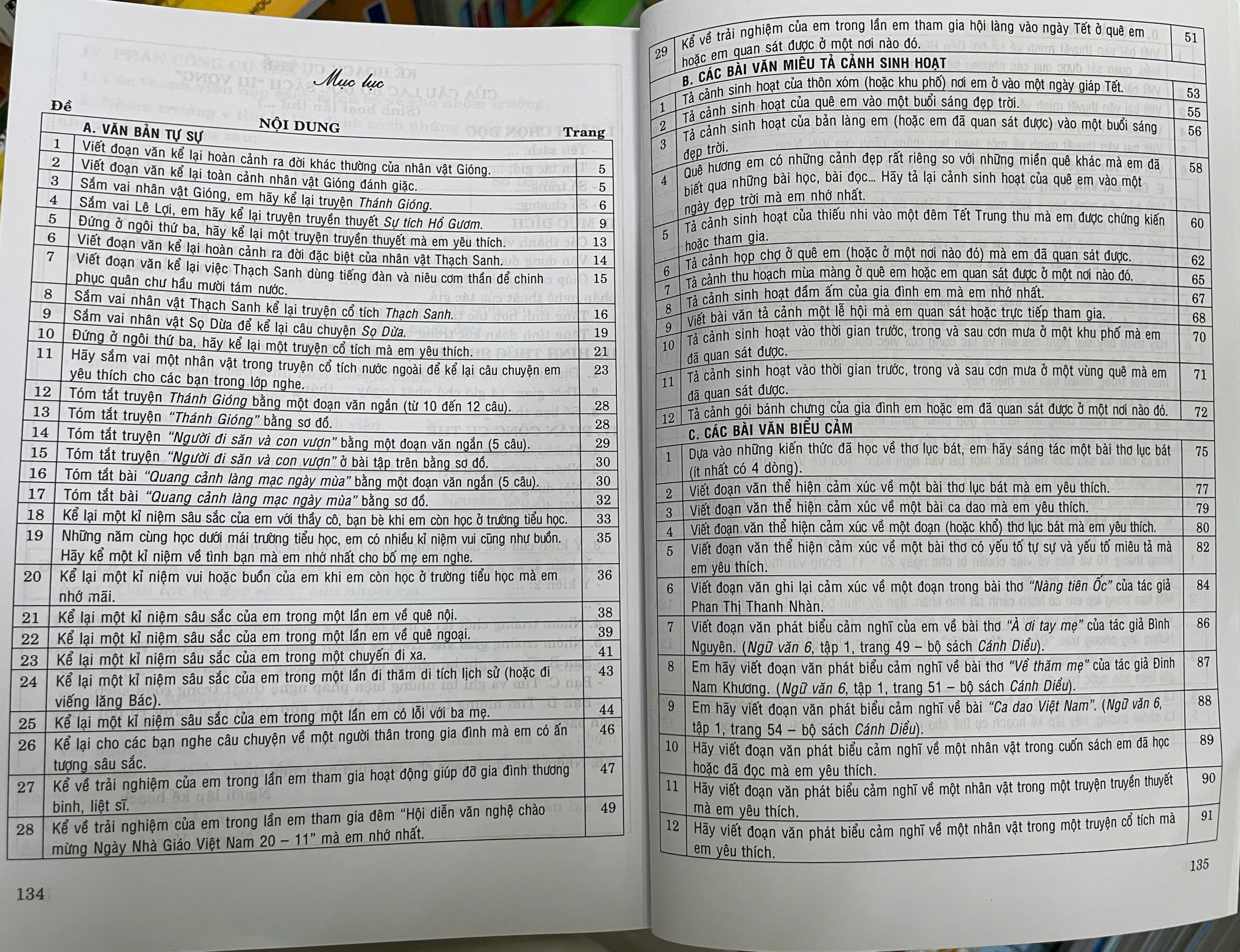 SÁCH - Những đoạn và bài Văn hay lớp 6 ( Theo chương trình giáo dục phổ thông mới )