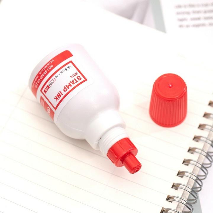 Mực con dấu Deli 9874 - 40ml