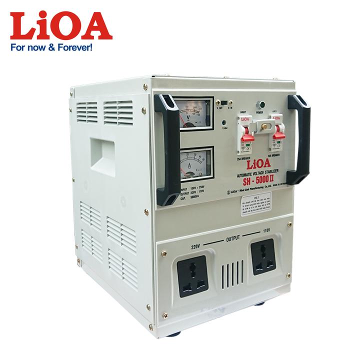 [Trả góp 0%] Ổn áp 1 pha LiOA SH-5000II