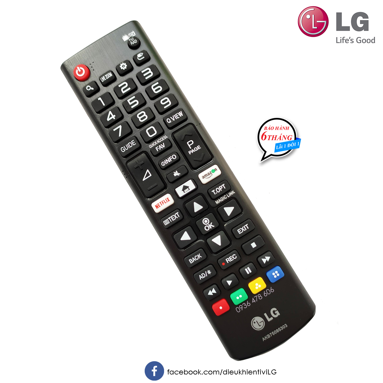 Remote điều khiển tv LG smart chính hãng 